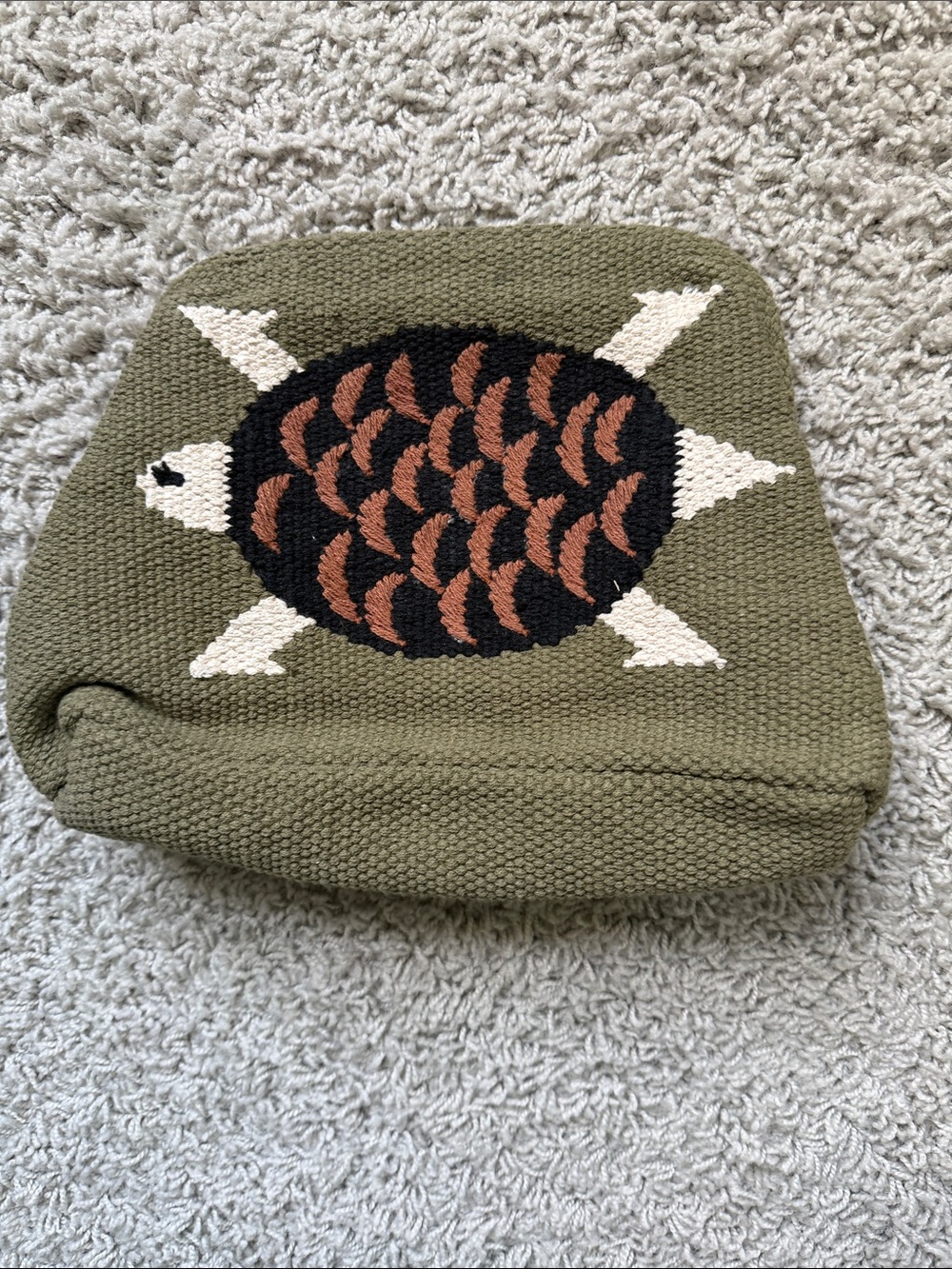 Zara Knit Sea Turtle Clutch
